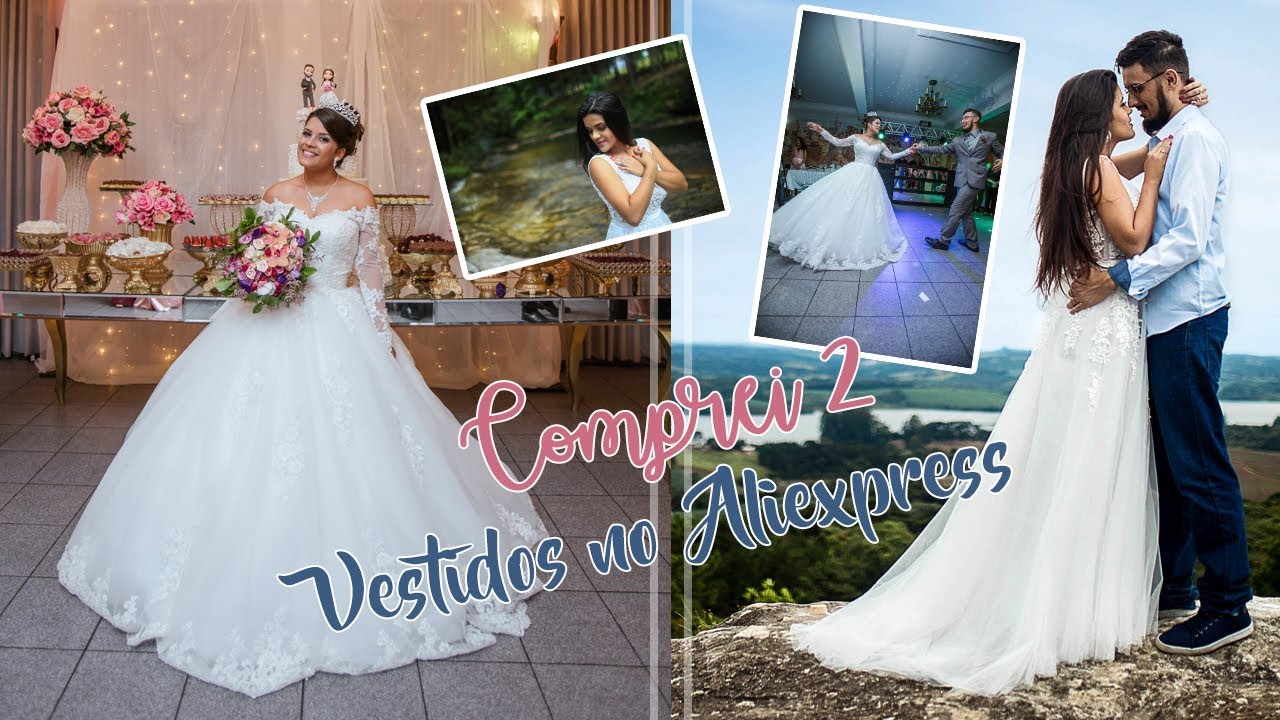 aliexpress vestido de casamento