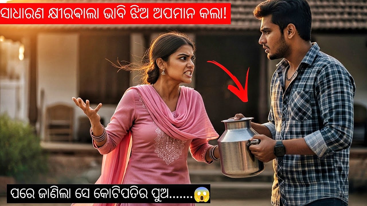 ସାଧାରଣ କ୍ଷୀରଵାଲା ଭାବି ଝିଅ ଅପମାନ କଲା! 😱 ପରେ ଜାଣିଲା ସେ କୋଟିପତିର ପୁଅ...😲 ତାପରେ ଯାହା ହେଲା Odia story 