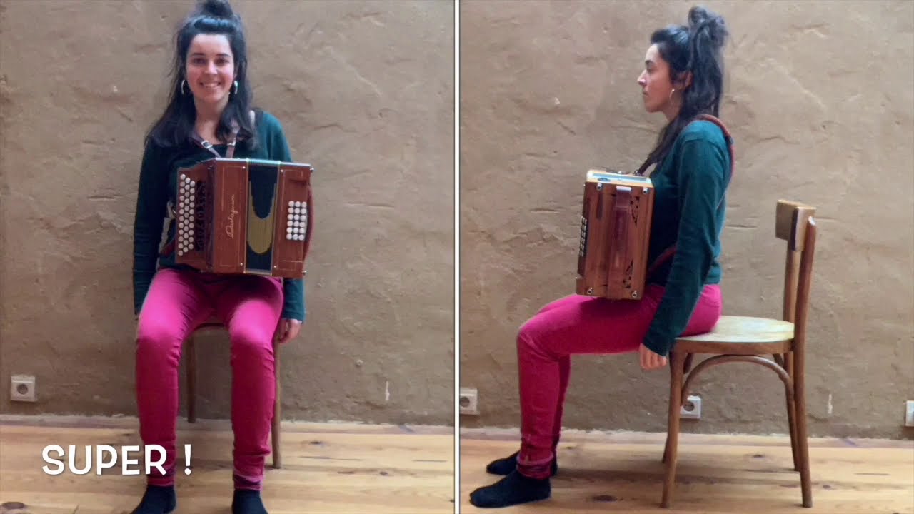 Apprendre l'accordéon (1) - POSTURE