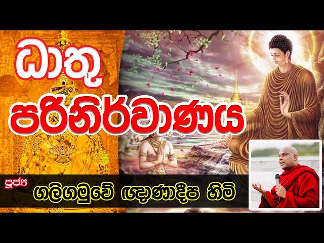 ධාතු පරිනිර්වාණය | ගලිගමුවේ ඥාණාදීප හිමි | Ven. Galigamuwe Gnanadeepa Thero | DamSak Nada class=