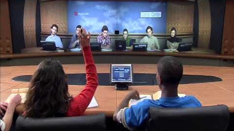 Polycom Immersive Telepresence for Cultural Exchange goerge town university