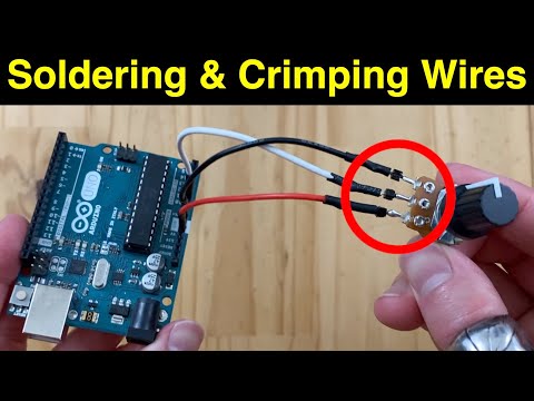 Soldering & Crimping Wires for DIY Arduino Projects