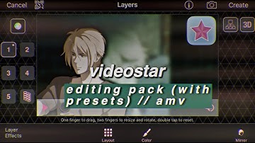 editing pack// amv videostar