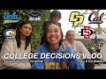COLLEGE DECISIONS REACTIONS VLOG + announcing where i'm going to college | UCs and Cal States image