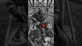 Worker Hanging Hundreds of Feet Above the #RopeAccess #OffshoreLife #Workers #ExtremeJobs #shorts