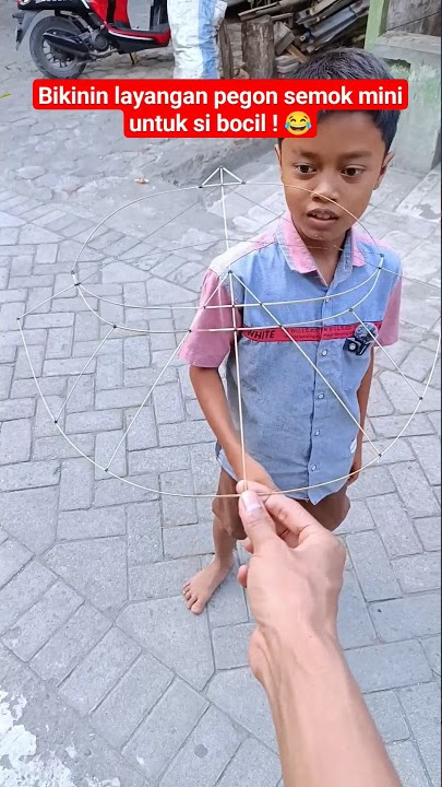 Bikinin layangan pegon semok mini ala papiran untuk si bocil