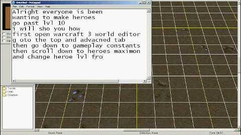 How to make Warcraft 3 heroes go past lvl 10