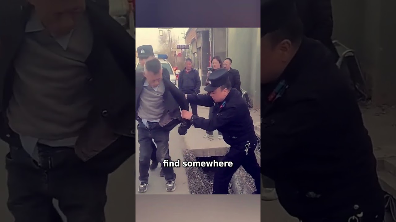 Kind Officers Help Drunk Man Sleeping in Roadside Ditch