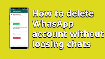 How to completely delete whatsapp account permanently without loosing chats