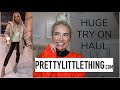 HUGE PRETTY LITTLE THING HAUL | TRY ON | FULL OUTFITS | AD