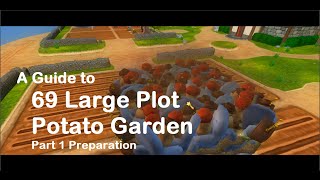 Wizard101 Gardening - A Guide to 69 Large Plot Potato Garden - Part 1