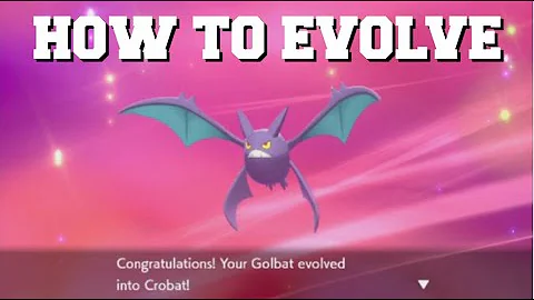 What level does Golbat evolve into Crobat?