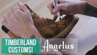 Custom Timberlands | Angelus Dye Liners | Angelus Suede Dye