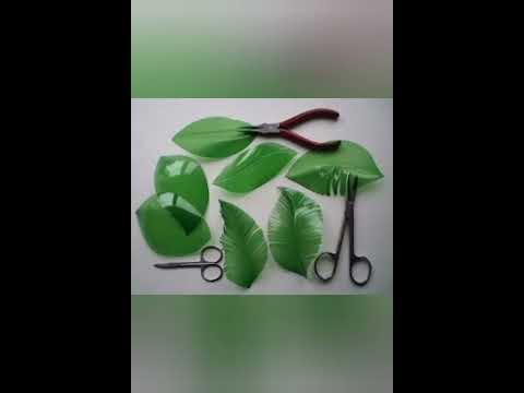 من الزجاجات اعملي احلي زينه وديكور