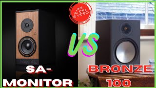 Bronze 100 vs SA-Monitor 2  #margules vs #monitoraudio  potenciados por #hegel H390