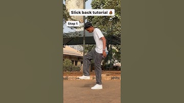 Slick back tutorial🔥 #slickback #tutorial #jubislide #viralchallenge #trending #shortsfyp #dance