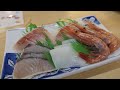 【舞鶴・とれとれセンター】海鮮盛り合わせ、刺身盛り合わせ。 Japanese fish market known for crabs in Maizuru city.