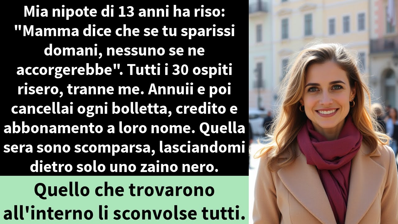 Mia nipote di 13 anni ha riso: 