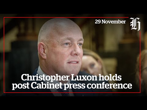 Christopher Luxon holds post Cabinet press conference | nzherald.co.nz