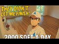 They Kicked Me Out Before I Finished… 😤 | 2000 SQFT a Day!
