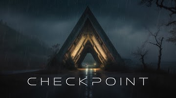 C H E C K P O I N T  - Relaxing Futuristic Ambient with Immersive 3D Rain [4K] RELAX | STUDY | SLEEP