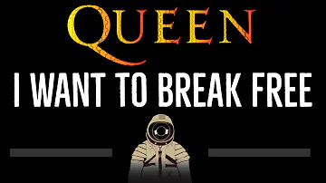 Queen • I Want To Break Free (CC) 🎤 [Karaoke] [Instrumental Lyrics]