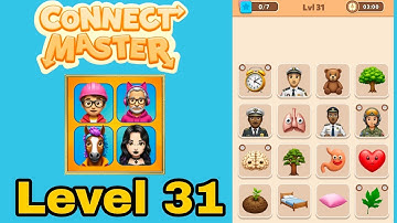 Connect master match puzzle level 31 solution walkthrough