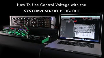 Control Voltage with the SH-101 PLUG-OUT for AIRA SYSTEM-1m