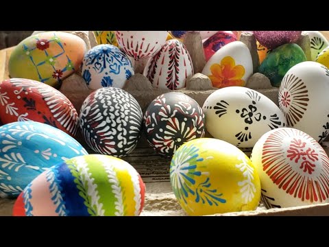 Video: Krashenki, Telur Paskah, Bintik Dan Kain Atau Cara Melukis Telur Untuk Paskah