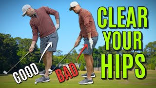 How To Clear Your Hips Correctly In The Downswing