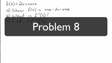 Derivative of Inverse Functions Exercises 7-8