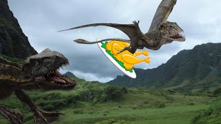 Indoraptor, Dimorphodon, & CHICKEN
