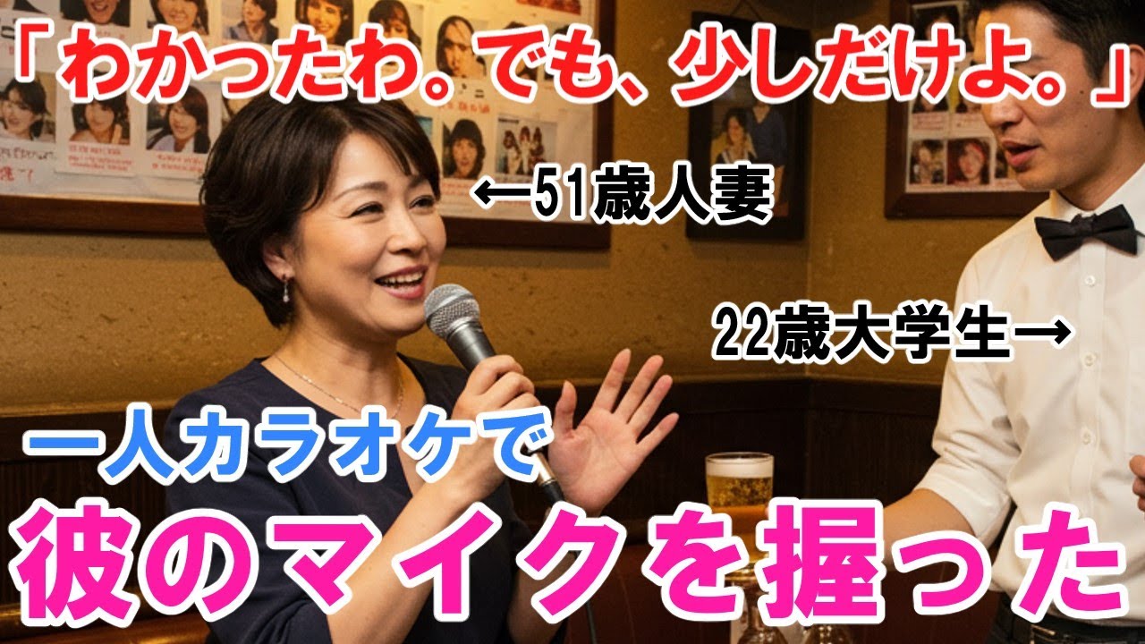 Outline Video 【シニア恋愛】「お母さんくらいの年齢よ…?」押しに弱い私が一人カラオケで握ったのは彼のマイクだった!