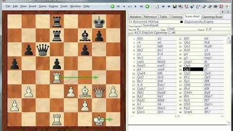 Chess Strategy - Exploiting weak isolated pawn (Botvinnik - Zagoryansky)