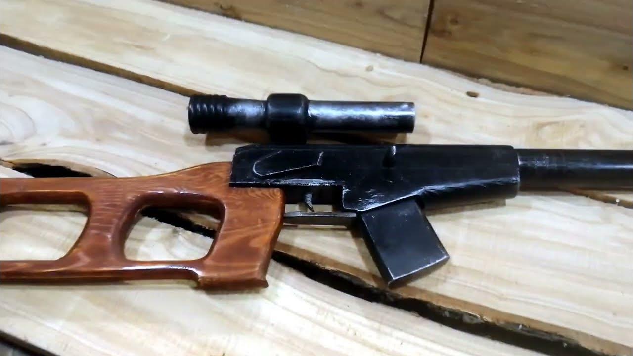 Деревянный игрушечный ВСС "Винторез" Wooden toy VSS "Vintorez" - YouTube