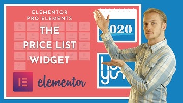 How to use the Price List widget in Elementor 2020