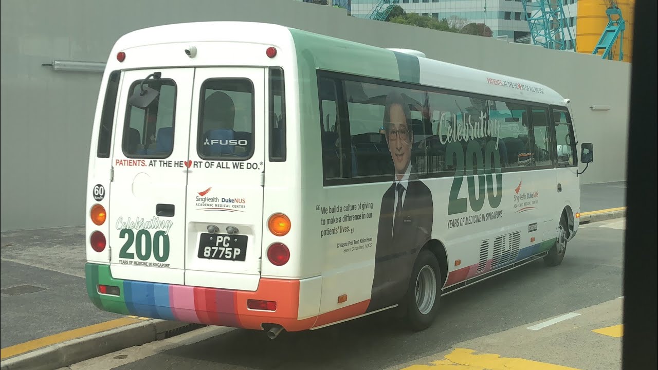 Mitsubishi Rosa BE641JRMDEE PC8775P On SGH Campus Shuttle Orange Mitsubishi Rosa BE641JRMDEE PC8775P On SGH Campus Shuttle Orange