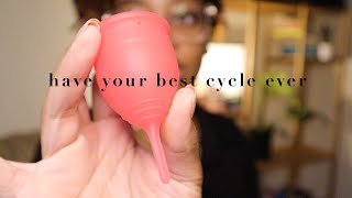 How to have the best cycle EVER! Favorite natural feminine hygiene products & using a menstrual cup screenshot 5