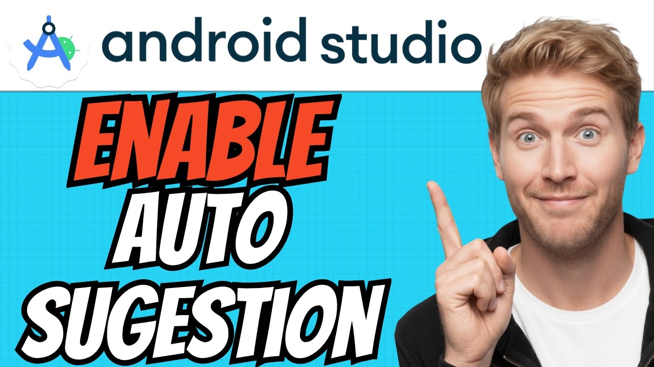 How To ENABLE AUTO SUGGESTION In Android Studio (QUICK & EASY) 2026 ...