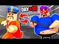 CAN WE SURVIVE 100 DAYS IN ROBLOX BARRY&#39;S PRISON RUN!?