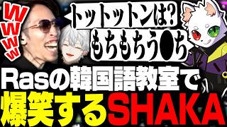 Rasの韓国語教室に爆笑する深夜テンションすぎるSHAKA達【Apex Legends】