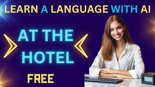 Learn a Language with AI for Free - At The Hotel