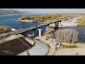 Строительство нового автомобильного моста через реку Сок / октябрь 2020 г./ Самара / Russia