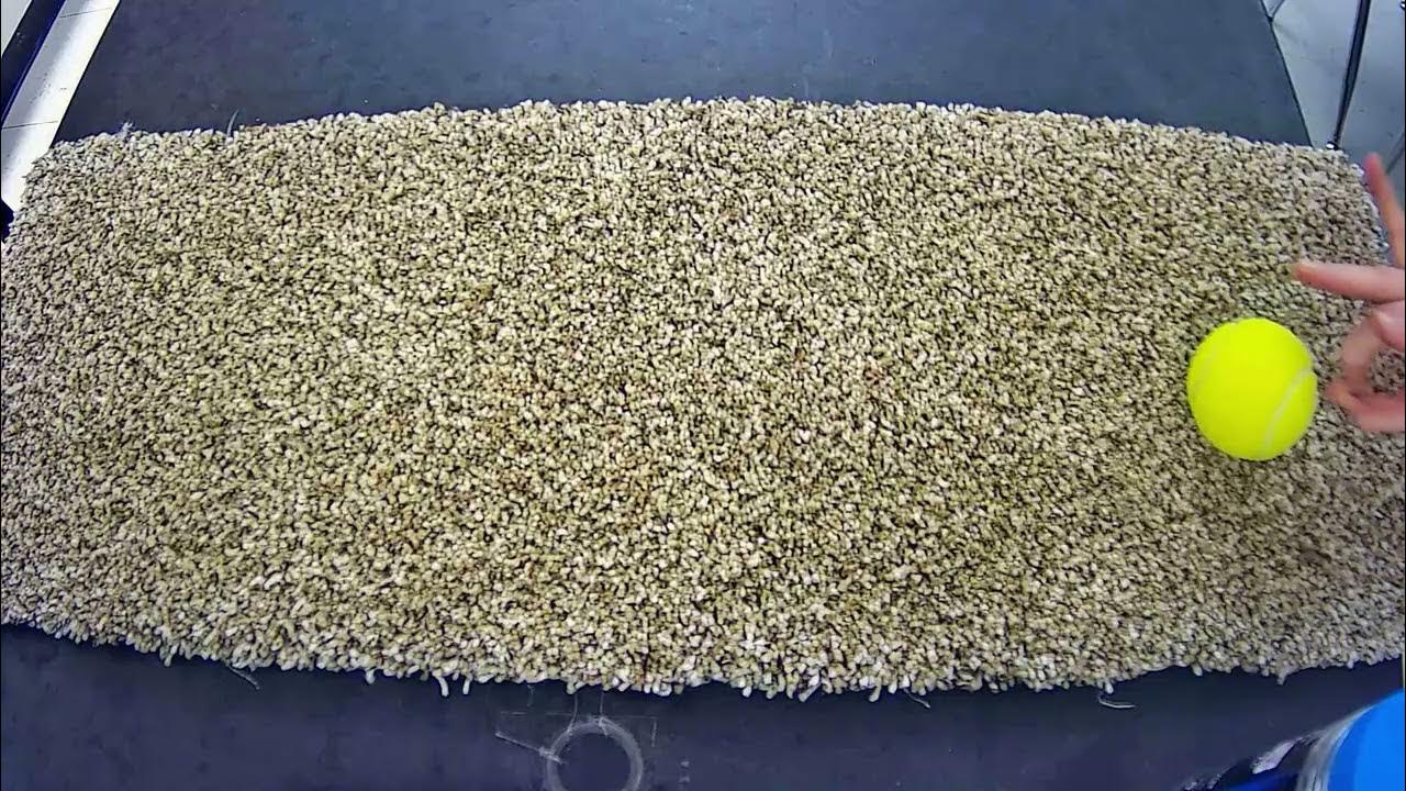 Ball rolling on different surfaces YouTube