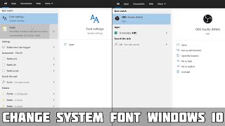 Change Font on Windows 10 System! NO SOFTWARE NEEDED! screenshot 4