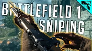Battlefield 1 Sniping Gameplay - IRONSIGHT SNIPING IS THE BEST (Russian 1895 BF1 Gameplay) screenshot 5