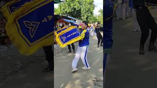 Memutar Sambil Pukul Bass Drum #drumband #viral #shorts