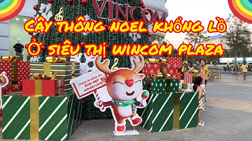 CÂY THÔNG NOEL KHỔNG LỒ WINCOM PLAZA @Camera4k