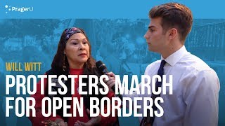 Will Witt at the March for Open Borders | Man on the Street