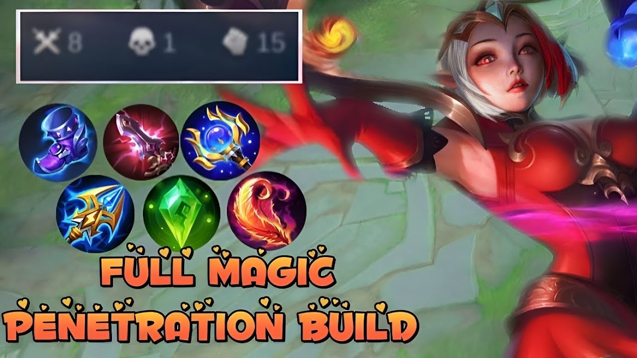FULL MAGIC PENETRATION BUILD✨LUNOX GAMEPLAY💖 | MOBILE LEGENDS EXPERIMENT BUILD #10